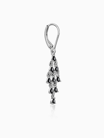 Silver Chandelier Dangler Earrings