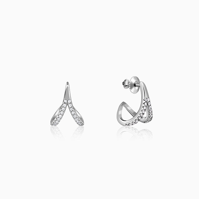 Silver Eterna Whim Earrings
