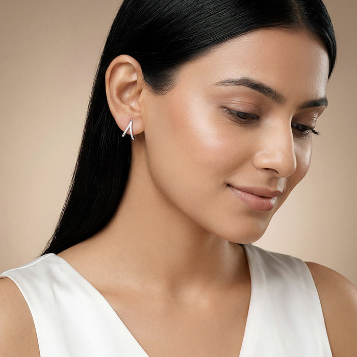 Silver Eterna Whim Earrings