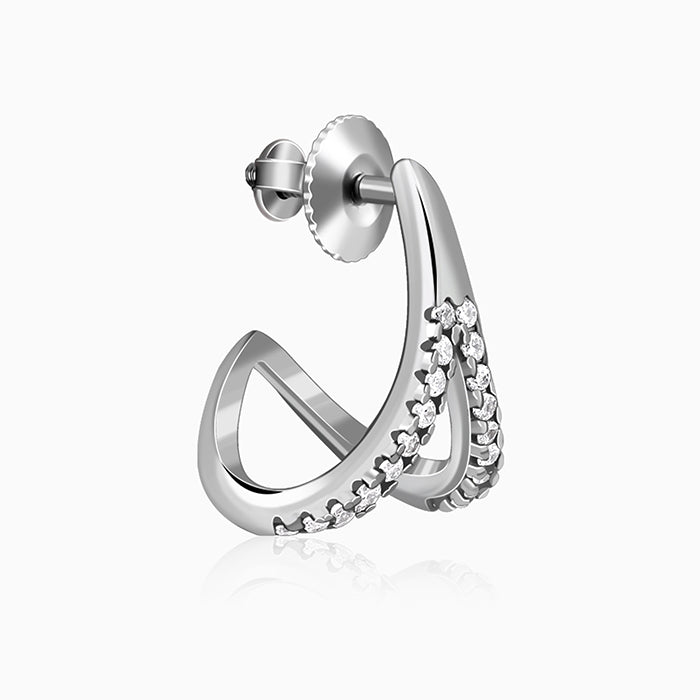 Silver Eterna Whim Earrings