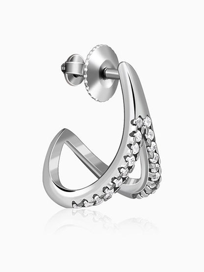 Silver Eterna Whim Earrings