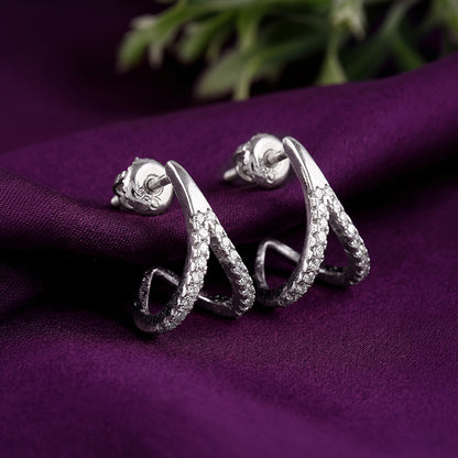 Silver Eterna Whim Earrings