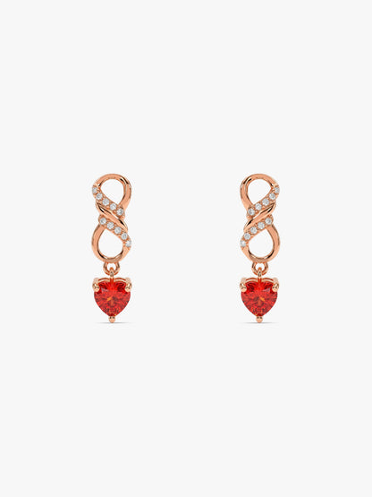 Rose Gold Choosing You Earrings