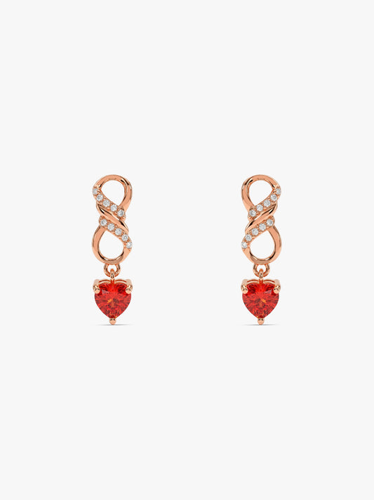 Rose Gold Choosing You Earrings