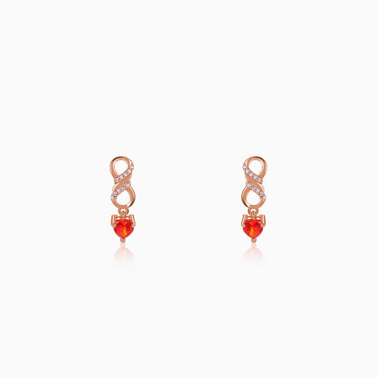 Rose Gold Choosing You Earrings