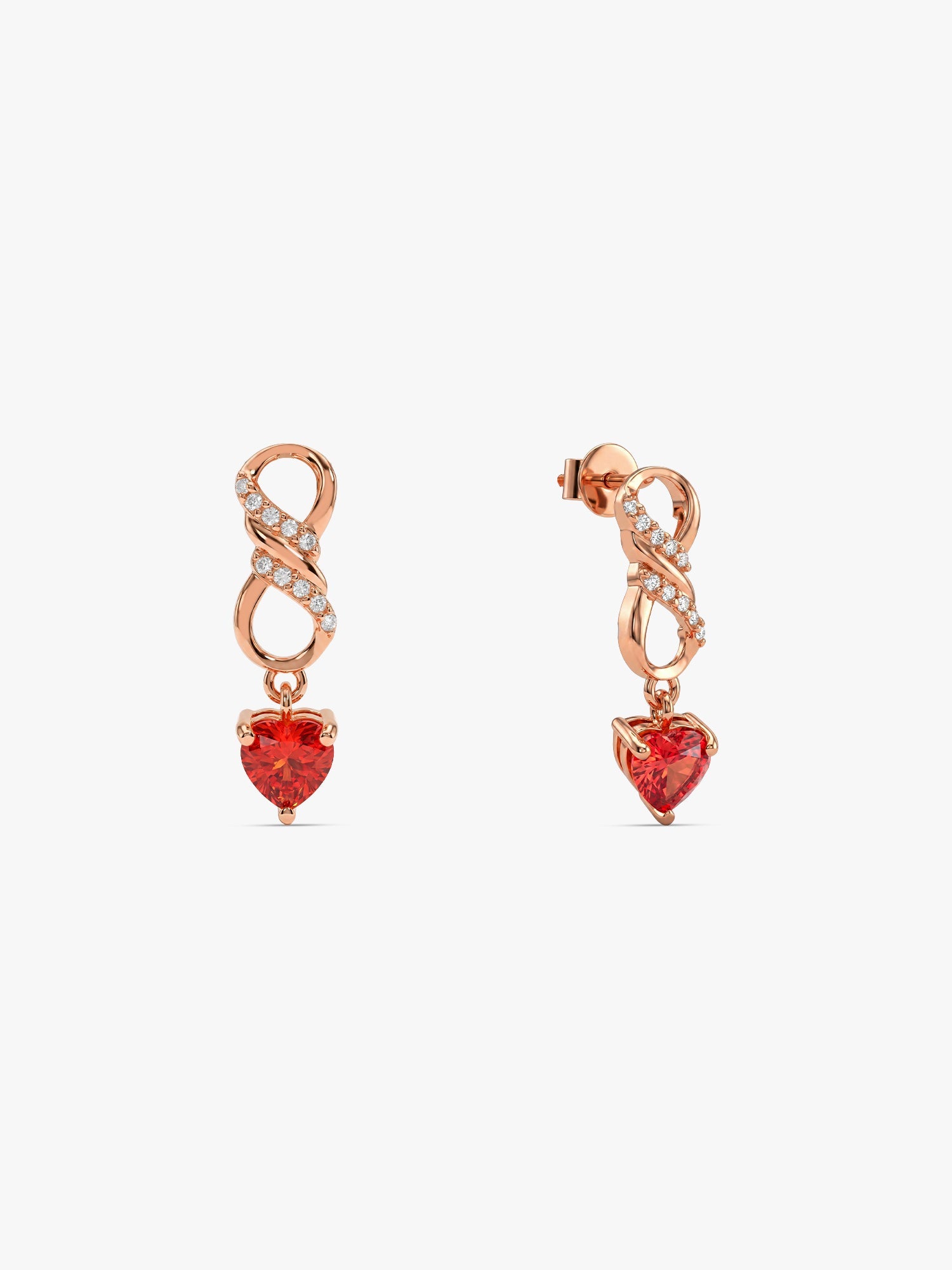 Rose Gold Choosing You Earrings
