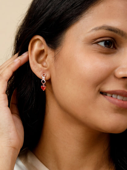 Rose Gold Choosing You Earrings