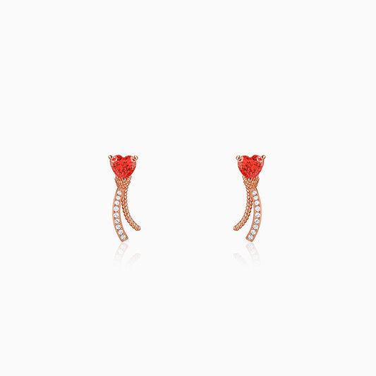 Rose Gold Sway With Me Earrings