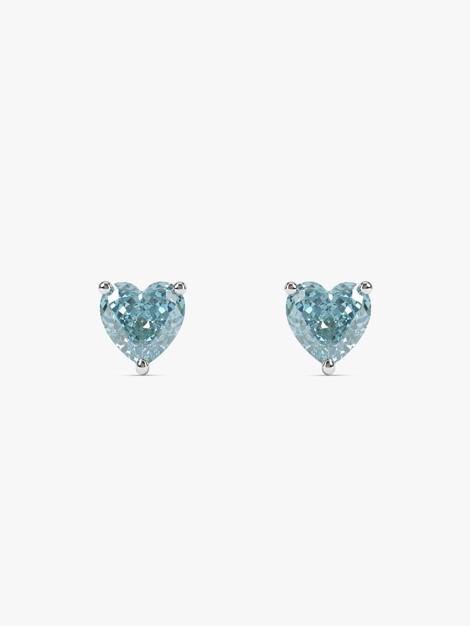 Silver Kiss Me Studs
