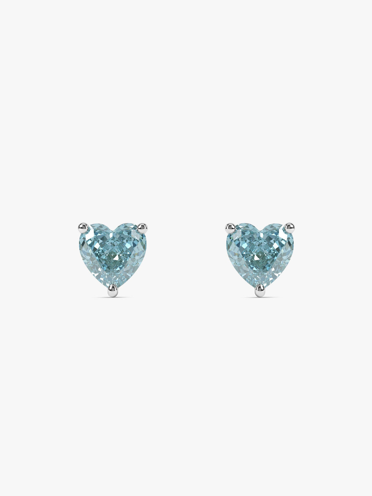 Silver Kiss Me Studs