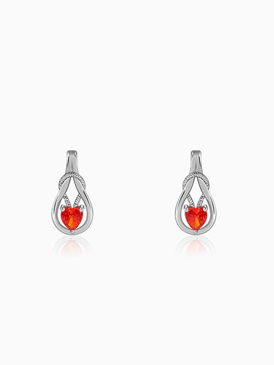 Silver Silent Vows Earrings