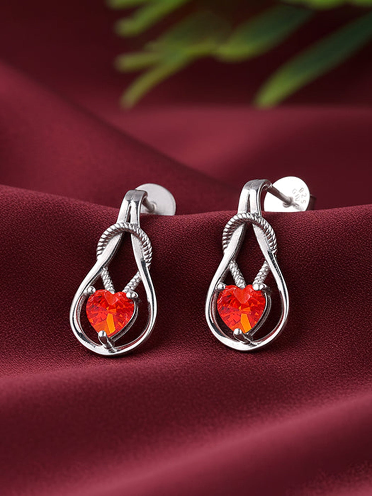 Silver Silent Vows Earrings