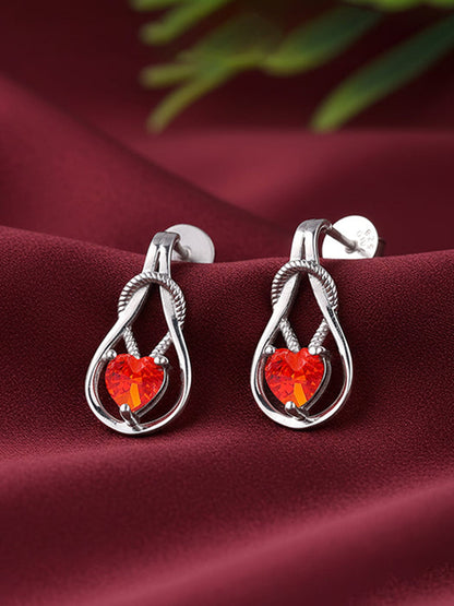 Silver Silent Vows Earrings