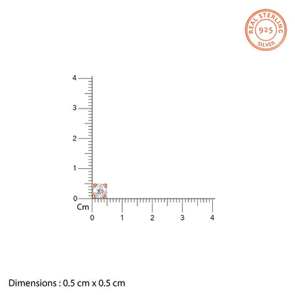 Rose Gold Heartbound Earrings