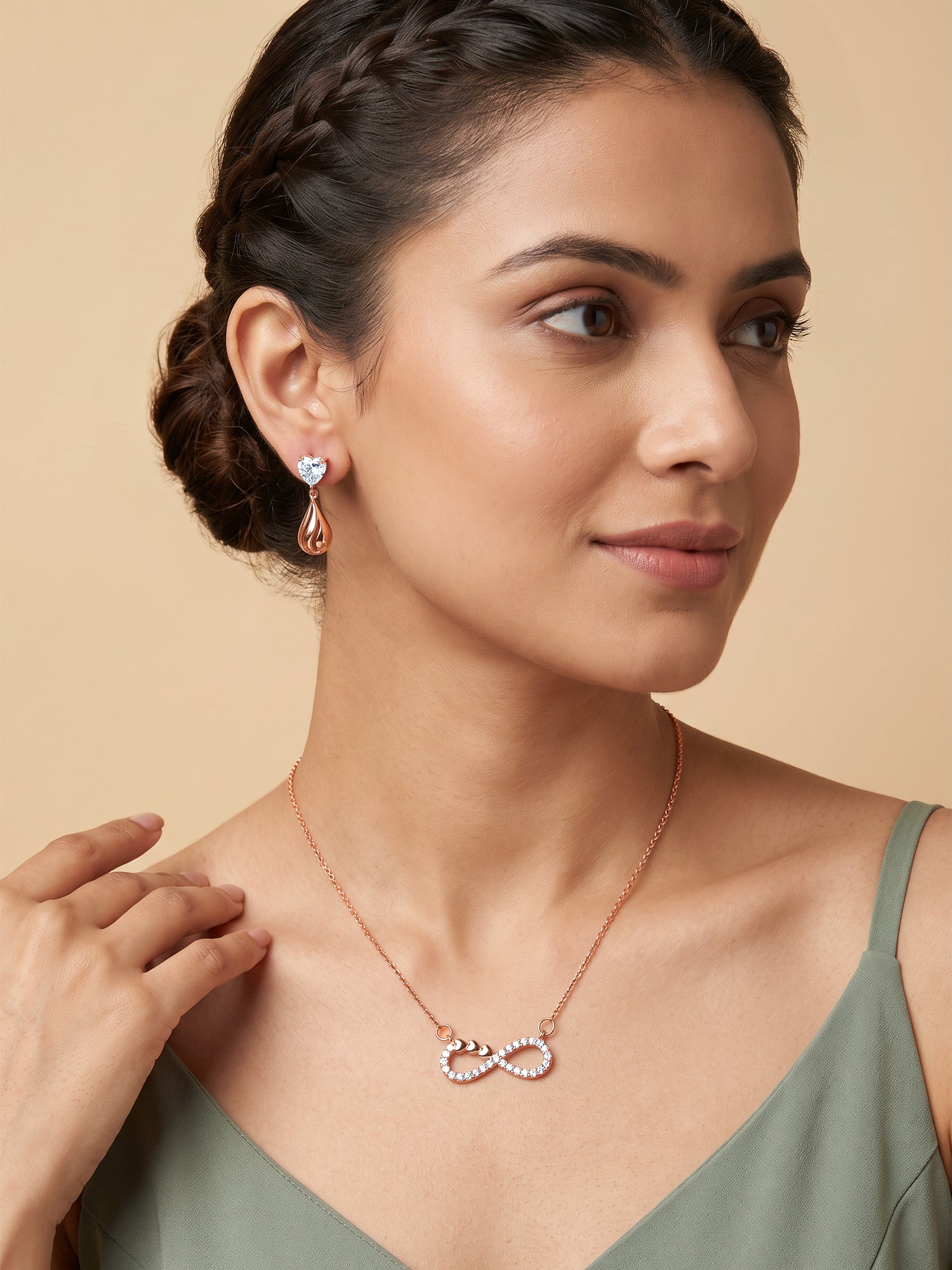 Rose Gold Celiane Set