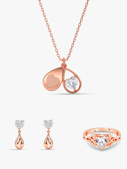 Rose Gold Marvielle Set of 3