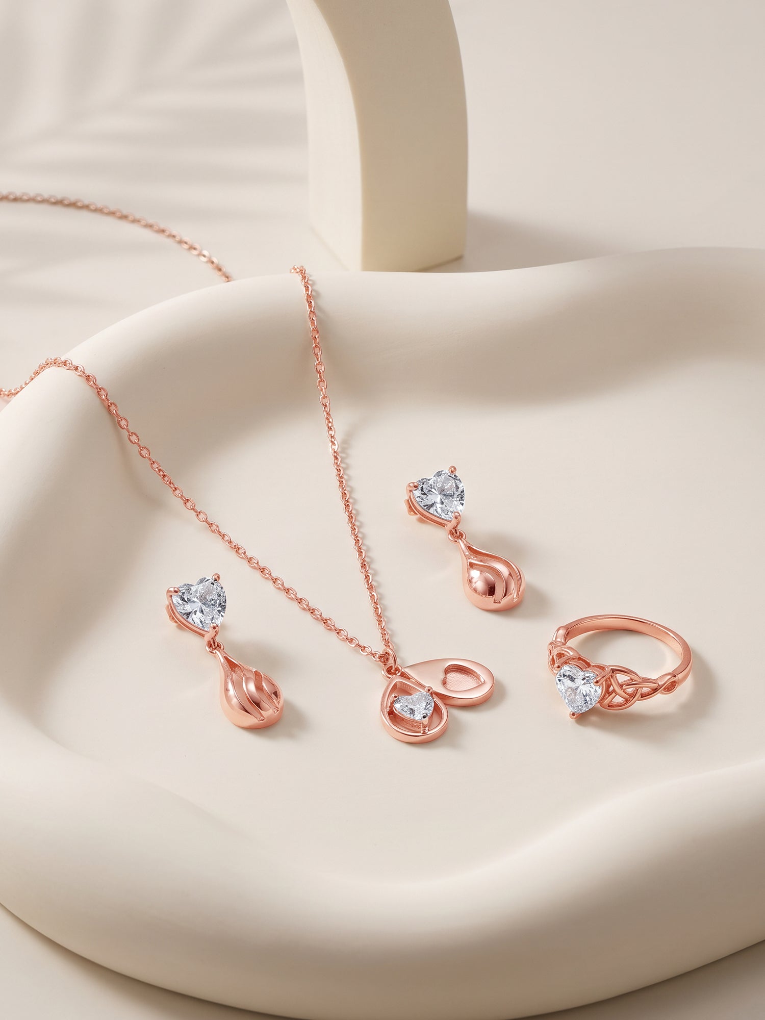 Rose Gold Marvielle Set of 3