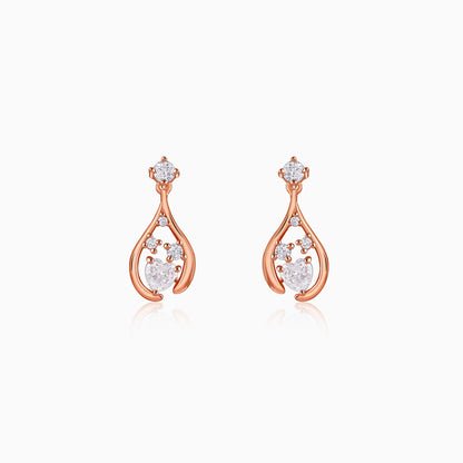 Rose Gold All of Me Earrings