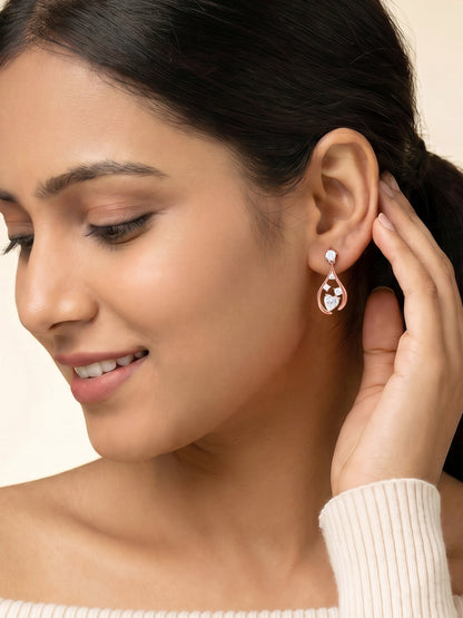Rose Gold All of Me Earrings
