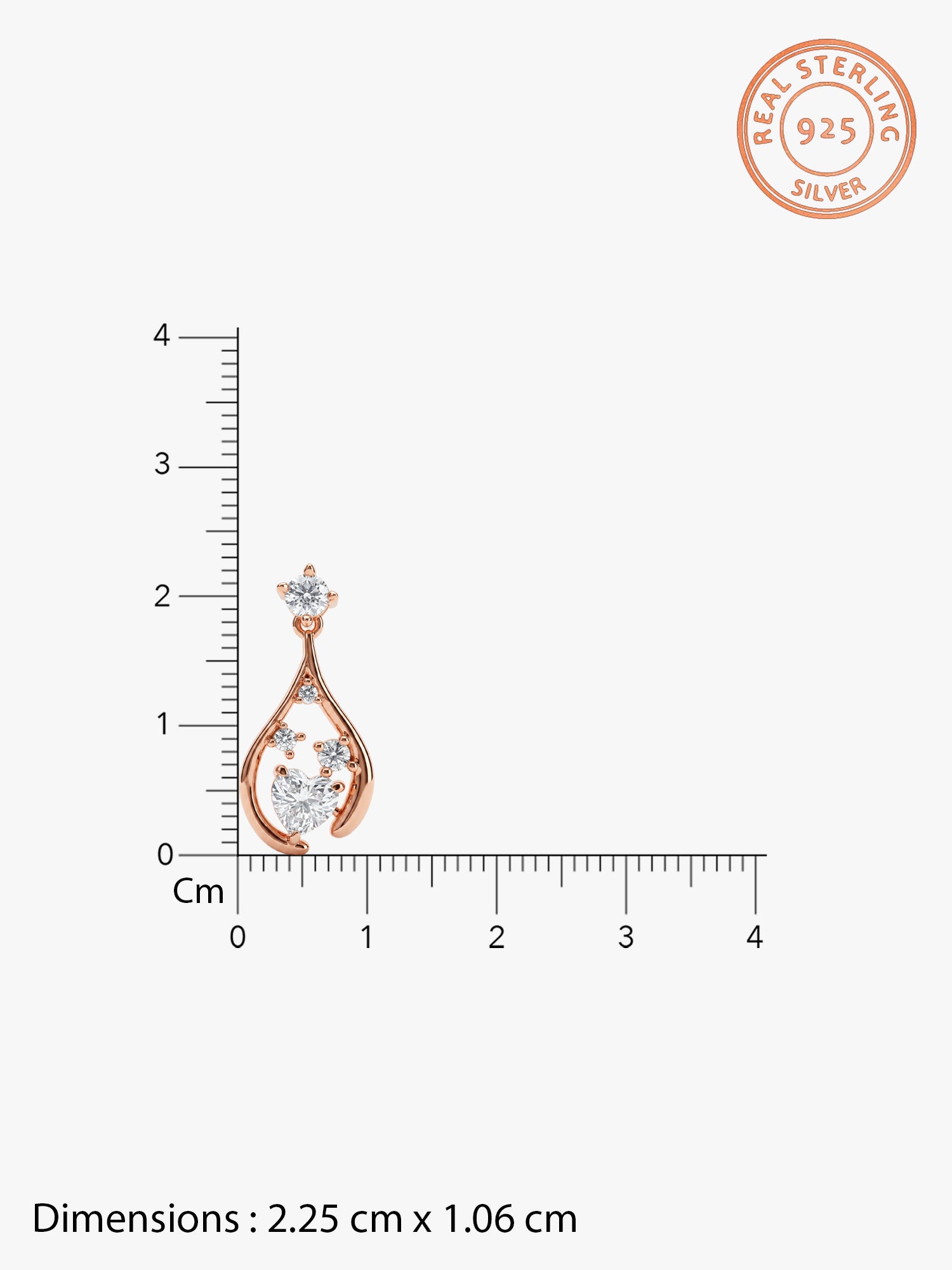 Rose Gold All of Me Earrings
