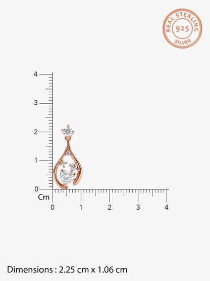 Rose Gold All of Me Earrings