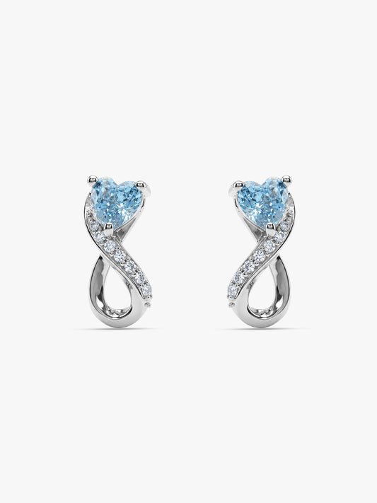 Silver Endlessly Yours Earrings