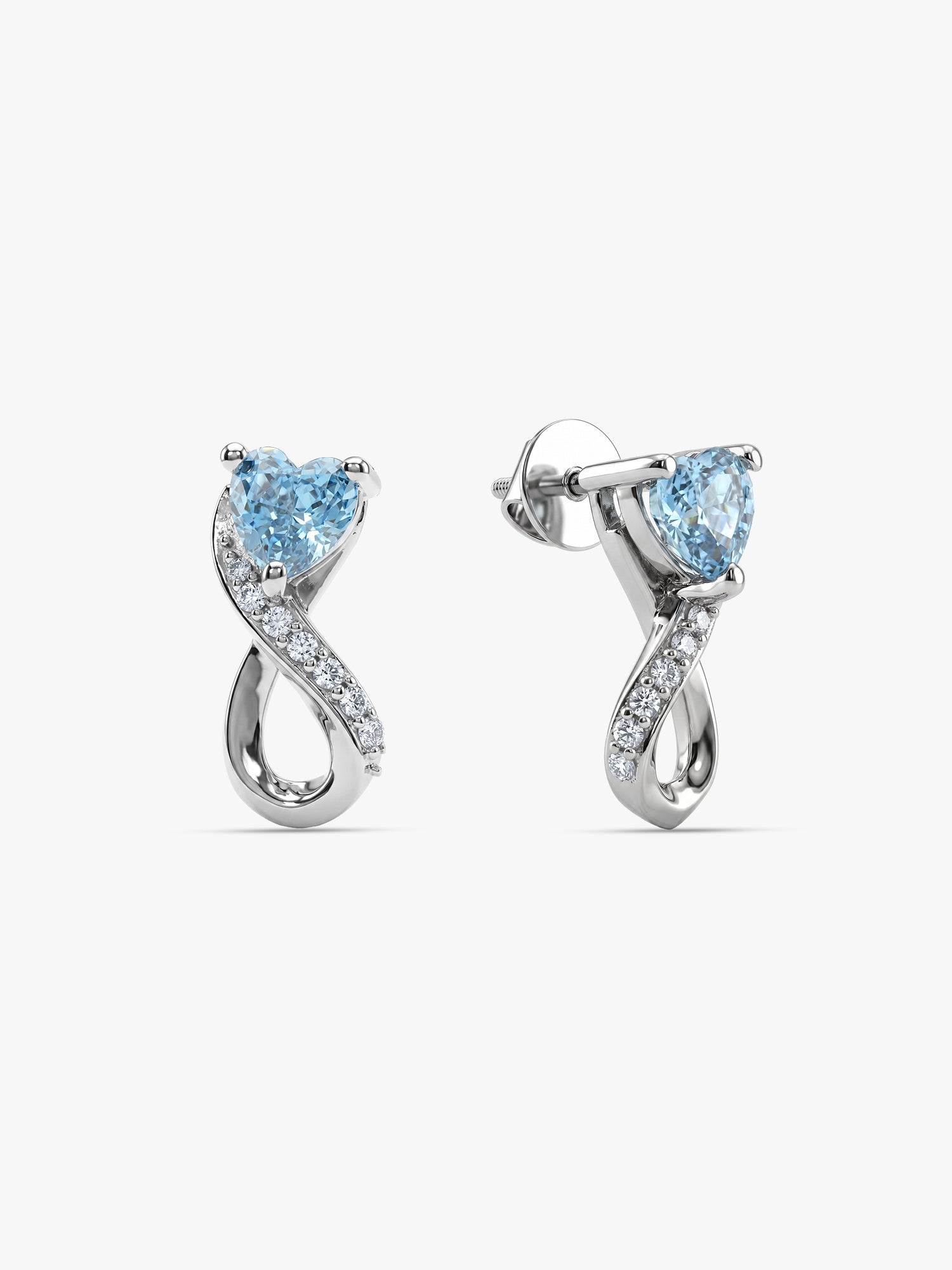 Silver Endlessly Yours Earrings