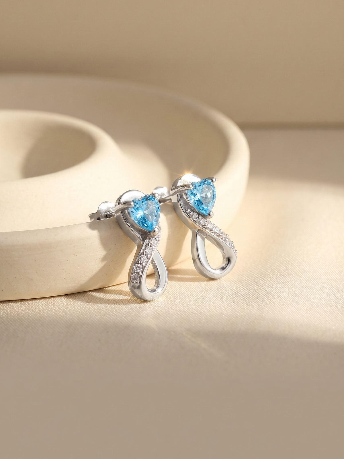 Silver Endlessly Yours Earrings