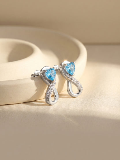 Silver Endlessly Yours Earrings