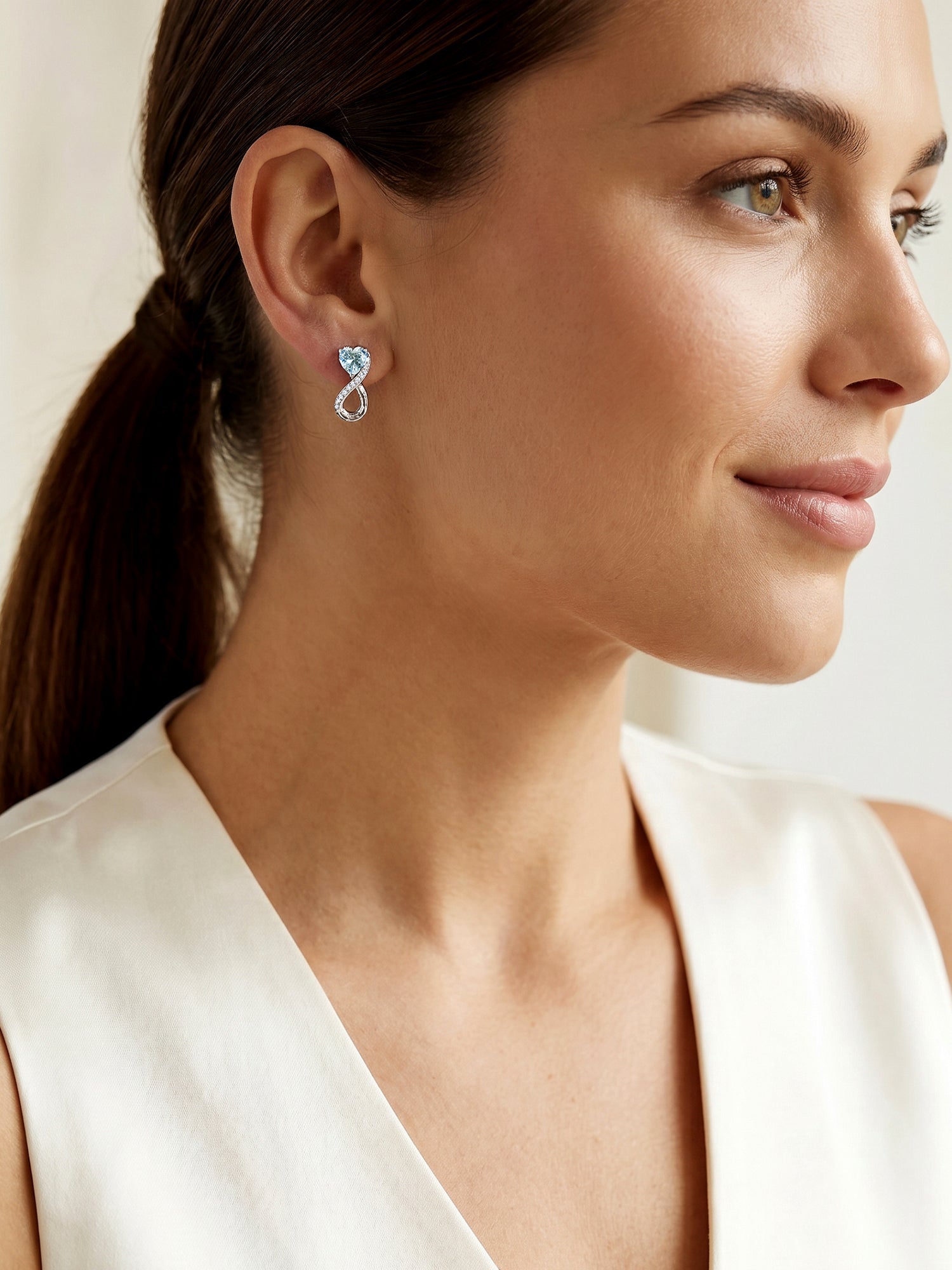 Silver Endlessly Yours Earrings