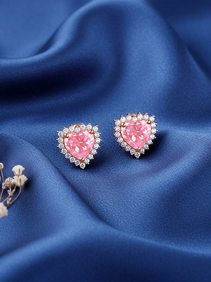 Rose Gold Blush Vows Earrings