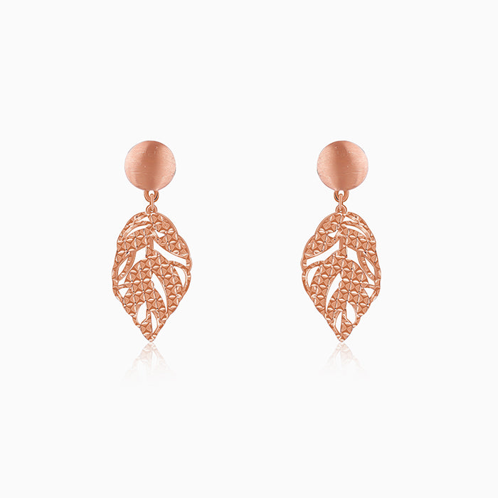 Rose Gold Viva la Vida Earrings
