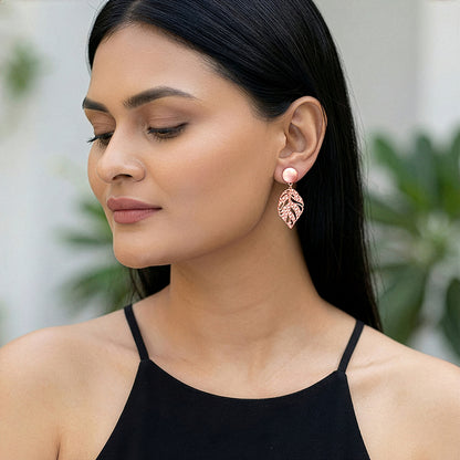 Rose Gold Viva la Vida Earrings