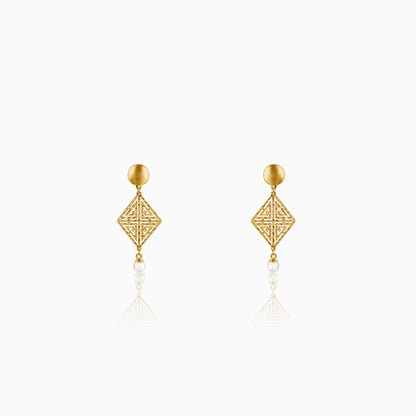 Golden Stay With Me Earrings