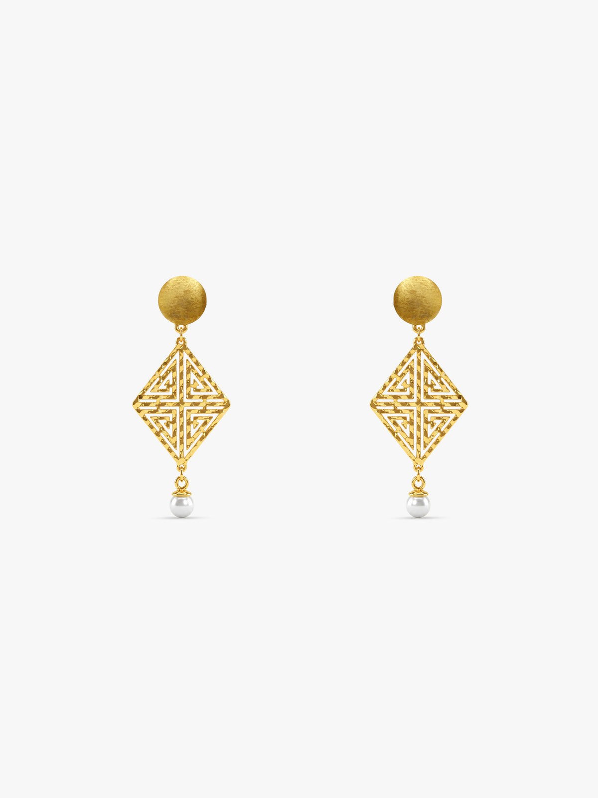 Golden Stay With Me Earrings