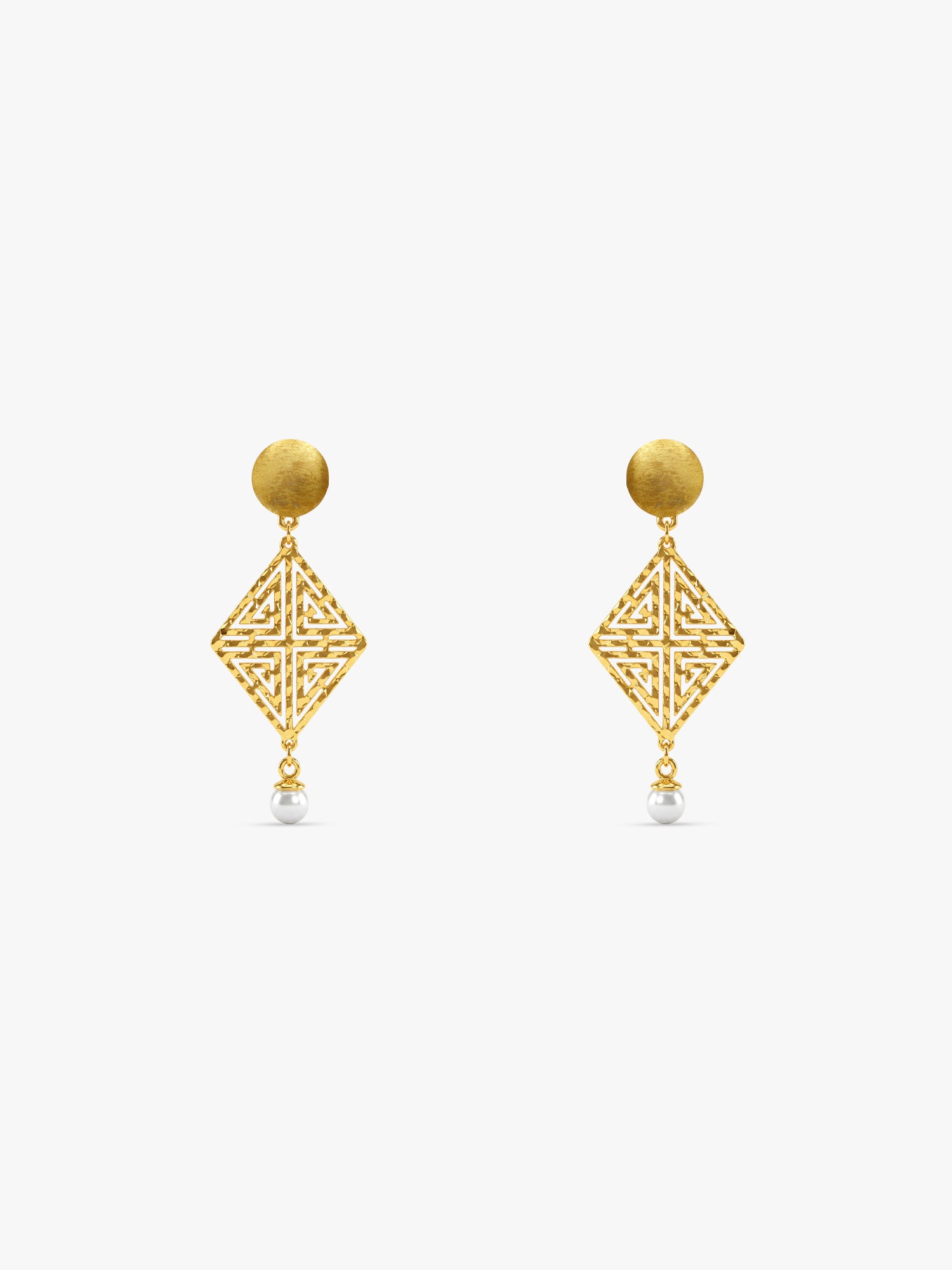 Golden Stay With Me Earrings
