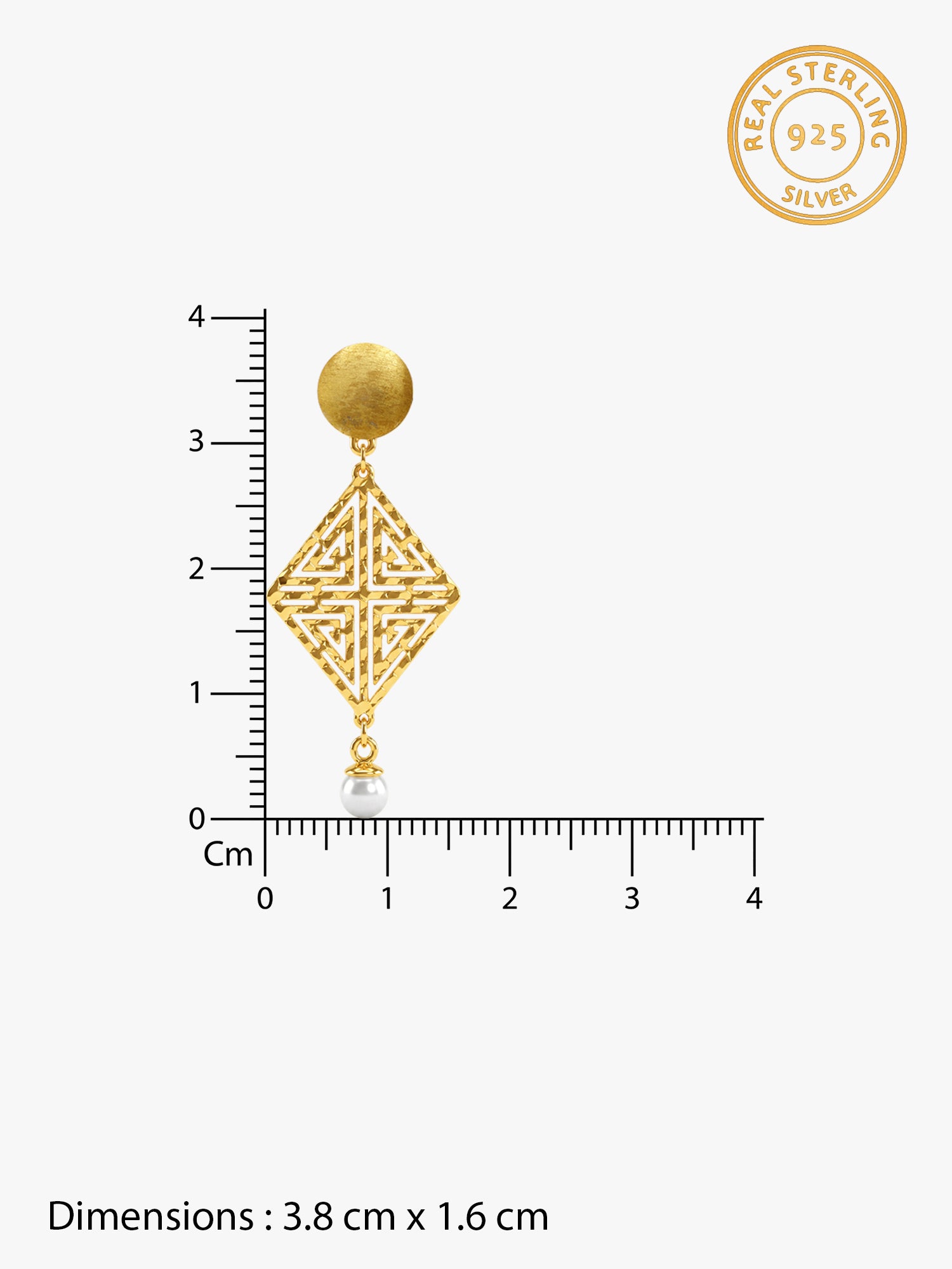 Golden Stay With Me Earrings