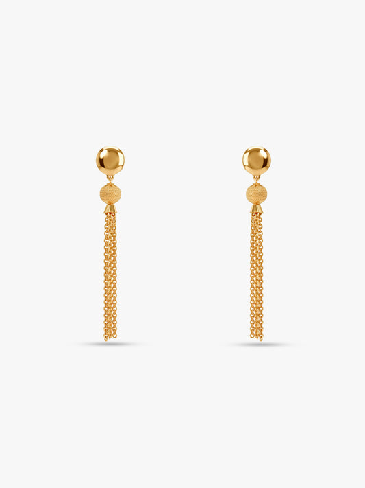 Golden Party Time Dangler Earrings