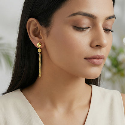 Golden Party Time Dangler Earrings