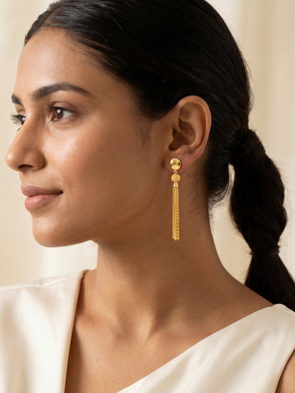 Golden Party Time Dangler Earrings