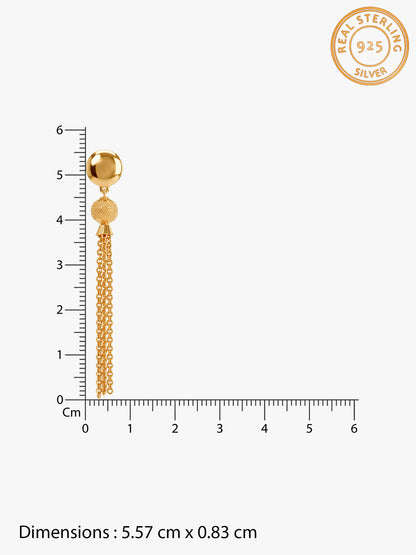 Golden Party Time Dangler Earrings