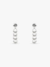 Silver Bejeweled Earrings