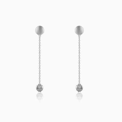 Silver My Universe Dangler Earrings