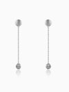 Silver My Universe Dangler Earrings