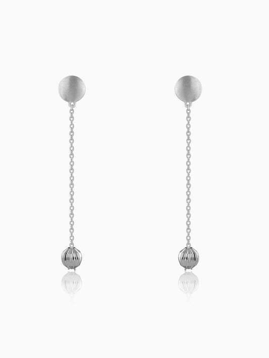 Silver My Universe Dangler Earrings