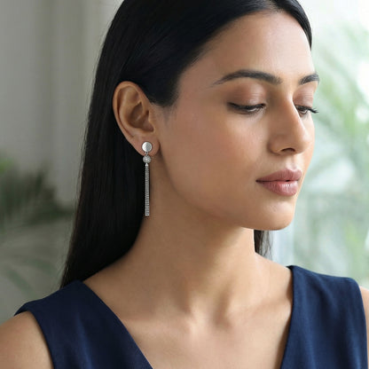 Silver Slow Dance Danglers