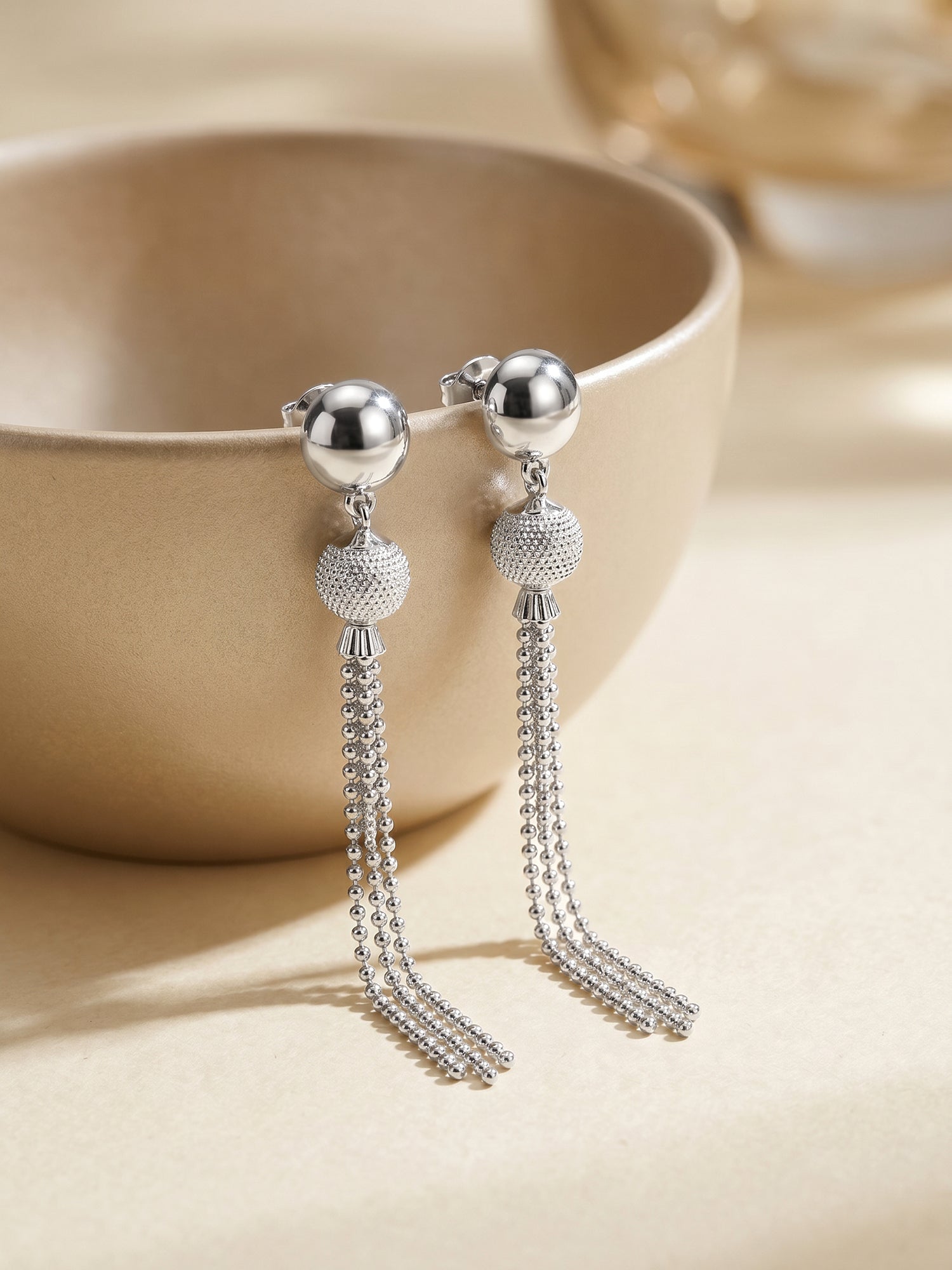 Silver Slow Dance Danglers