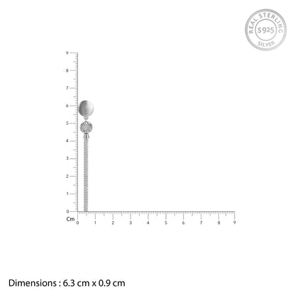 Silver Slow Dance Danglers