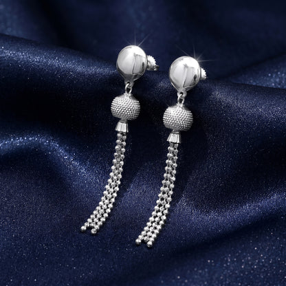 Silver Slow Dance Danglers