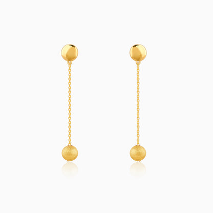 Golden Treasure Dangler Earrings